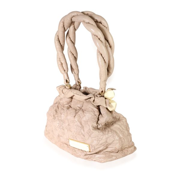Louis Vuitton Ecru Embroidered Monogram Lambskin Olympe Stratus PM - Picture 2 of 6